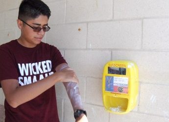 Teen Gets BrightGuard Dispensers Installed Around Portland Texas